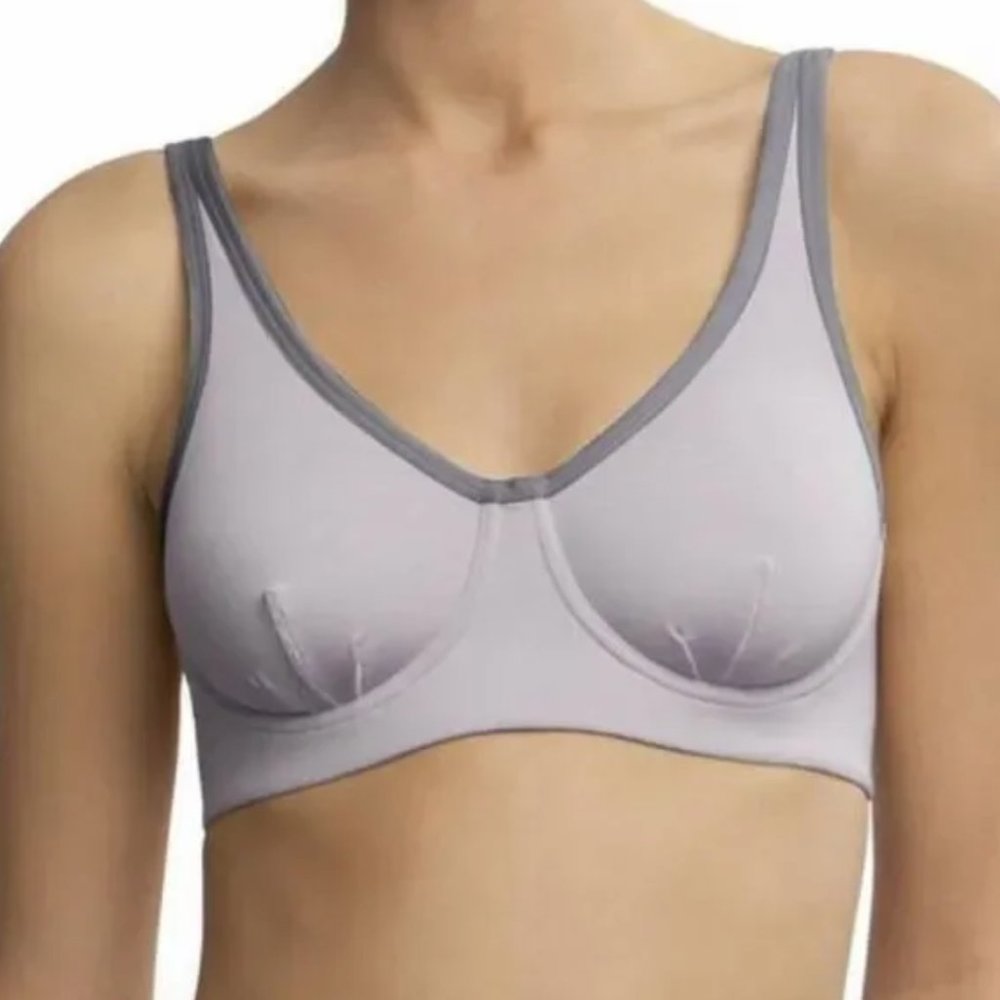 NWT Natori Sports Bra in Silver Grey Style 731439 Size 32B